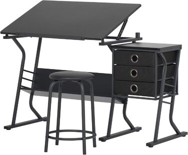SD Studio Designs Eclipse 13365 Bastelzentrum – Чорний творчий центр для рукоділля