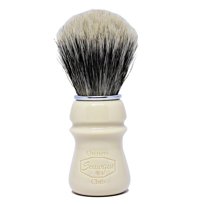 Щітка для гоління Semogue Owners Club - SOC Badger Hair Bristle Melange Taj Resin