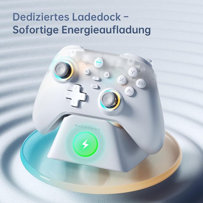 Геймпад Machenike G3V2 для PC, Switch, iOS, Android - Бездротовий контролер з RGB-підсвічуванням та програмованими кнопками