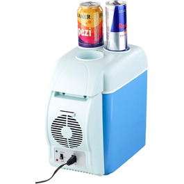 Автомобільний холодильник Lescar термоелектричний автомобільний охолоджувач, підстаканник, 7,5 л, 12 В (автомобільний холодильник, електричний охолоджувач, електрична сумка-холодильник)