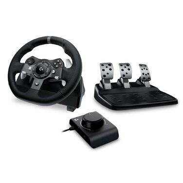 Logitech G29 Driving Force Racing Wheel – Ігровий кермо з Force Feedback для PS5, PS4, PC, Mac – Чорний