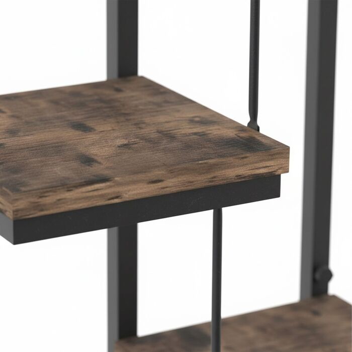 Поличка на стіну Relaxdays в індустріальному стилі