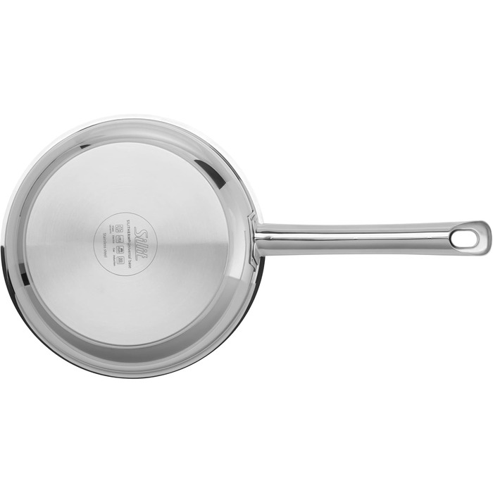 Сковорода Silit Calabria з індукційним покриттям, нержавіюча сталь, нержавіюча сталь, придатна для духовки, для делікатного смаження (20 см)