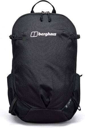 Рюкзак Berghaus Unisex 24/7 15 літрів, зручна посадка, міцна конструкція, рюкзак чоловічий та жіночий (один розмір, чорний)