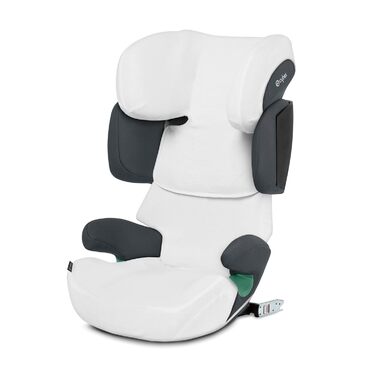 Дитяче крісло CYBEX Silver Solution, підходить для автомобілів з Isofix або без, групи 2/3 (15-36 кг), від 3 років до приблизно 12 років, Gray Rabbit Dark Grey (X i-Fix, Cobblestone Light Grey)