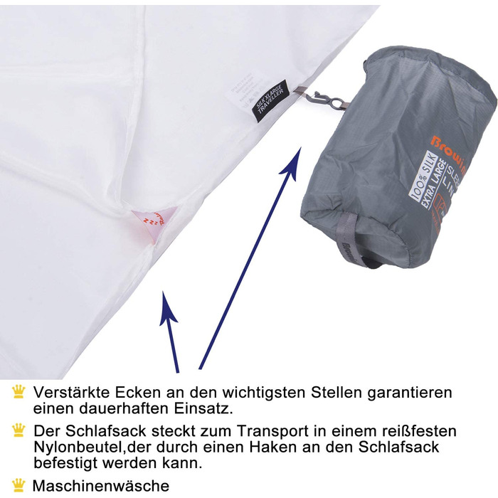 Коричневий шовковий спальний мішок, 100 натуральний шовковий спальний мішок, додаткова ширина 220x110 см, 220x87 см, 185x87 см, спальний мішок з підкладкою, вкладиш, дорожній спальний мішок тонкий, легкий, компактний, з посиленими кутами. (дуже широкий до