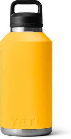 Пляшка YETI Rambler із кришкою, 64 унції (1,8 л) (альпійсько-жовтий)
