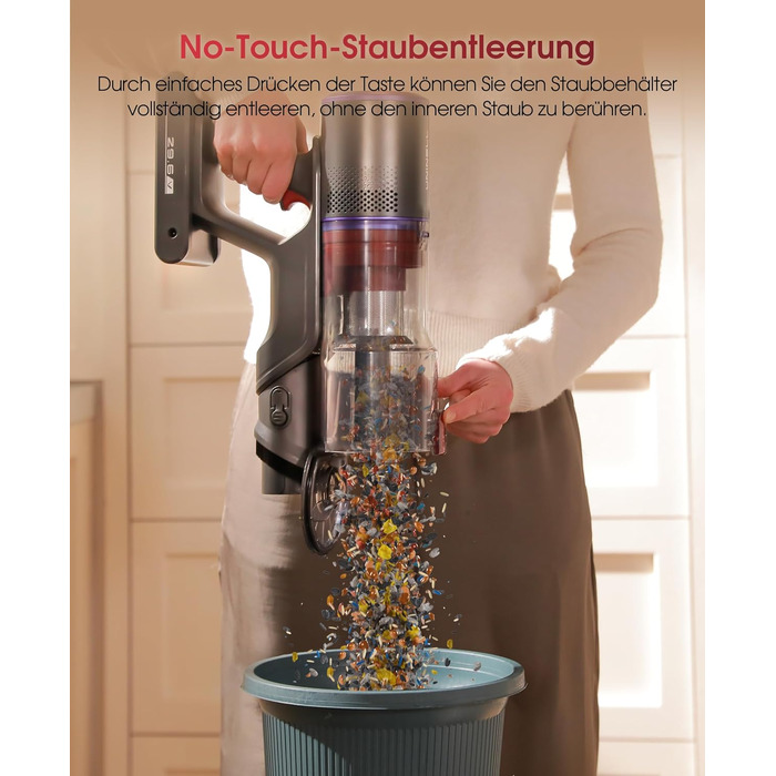 Бездротовий акумуляторний пилосос UNINELL HOME 50000Pa, 580W, 70 хвилин, LED-дисплей, антизаплутана щітка, для твердих поверхонь, килимів, шерсті тварин