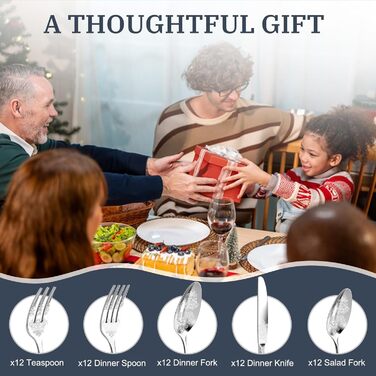 Набір столових приборів DRAGON RIOT Gold 30 предметів: нержавіюча сталь, для 6 осіб, з ножем, виделкою, ложкою, для дому, ресторану, вечірки.