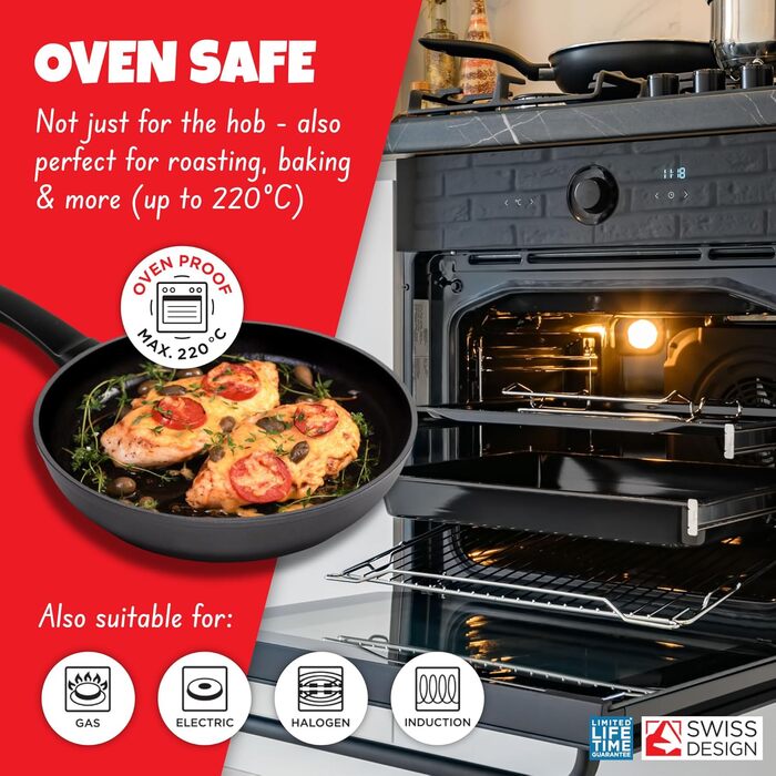 Набір сковорідок KUHN RIKON Brat- & Universal, чорний (28см + 24см)