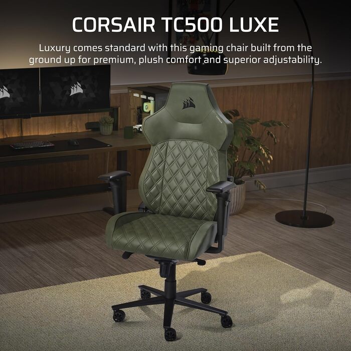 Ігрове крісло Corsair TC500 Luxe Sherwood, універсальний розмір
