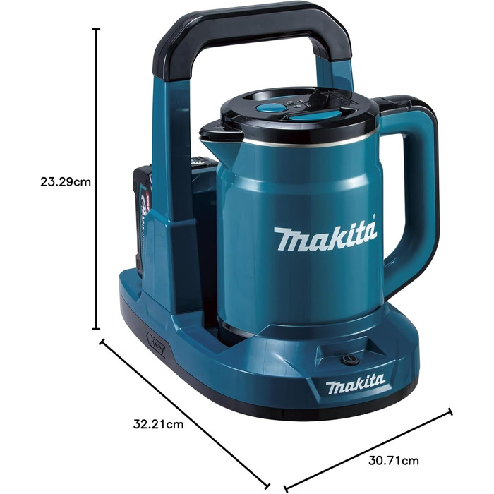 Електричний чайник Makita KT001GZ 40V max. (без акумулятора, без зарядного пристрою)