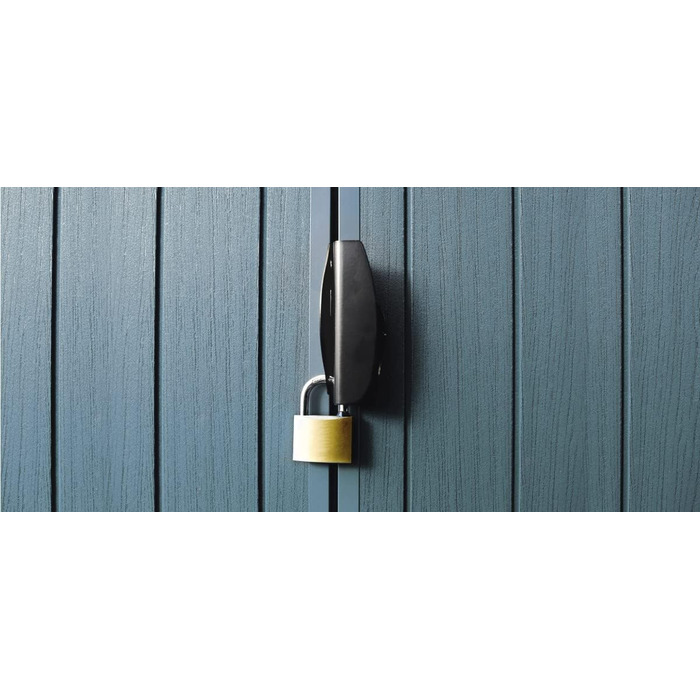 Садовий будиночок KETER Darwin 2,8 м² сірий (6x6) з Evotech пластику, з дверима та вентиляцією, 25x184x205 см