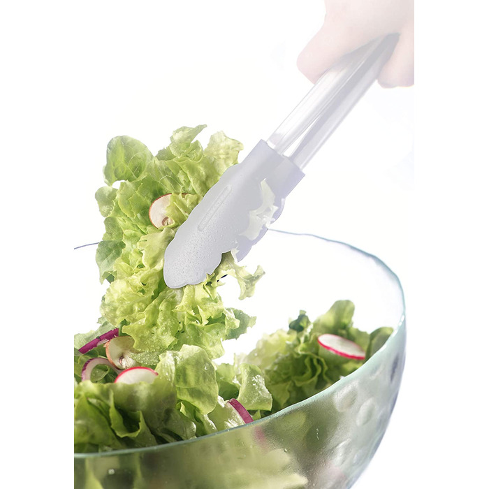 Сушарка для салату Lurch 10222 з рукояткою з пластика, праска сірий / білий