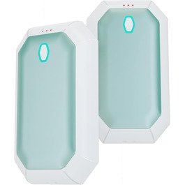 Електричний грілка для рук ITSHINY, набір 2 шт., 3 режими нагріву, USB-зарядка, для чоловіків, кемпінгу та полювання (синій)