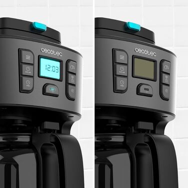 Кавомашина Cecotec Coffee 66 Grind & Drop Essential: вбудована кавомолка, 1086 Вт, до 12 чашок, нержавіюча сталь, автоматичне відключення