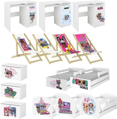 Дитяча полиця для іграшок з дверцятами, що замикаються, 2 полиці Книжкова шафа Форма будиночка Полиця для зберігання для дітей Дитяча полиця Полиця для іграшок (LOL Pink 1)