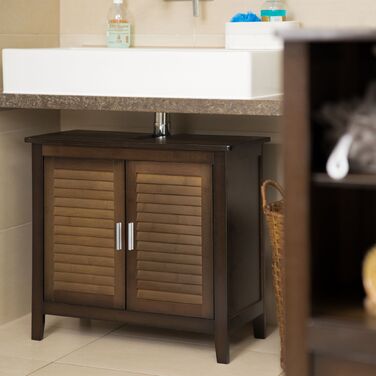 Підставка під раковину Relaxdays LAMELL коричнева