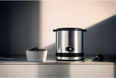 WMF Küchenminis 3в1 морожениця, машина для приготування замороженого йогурту, сорбету та морозива, контейнер 300 мл, таймер на 30 хвилин, компактна електрична йогуртниця