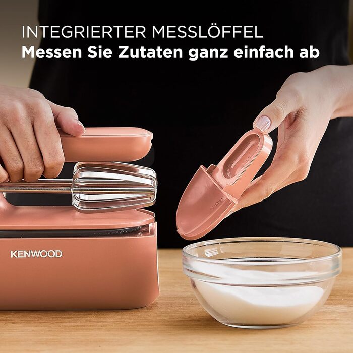 Міксер Kenwood QuickMix Go HMP40.000RD, ручний, 350W, червоний, з набором аксесуарів