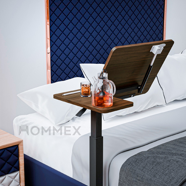 Стіл Hommex Mobidesk Duo USB Walnut (арт. ТН-010-2 Walnut)