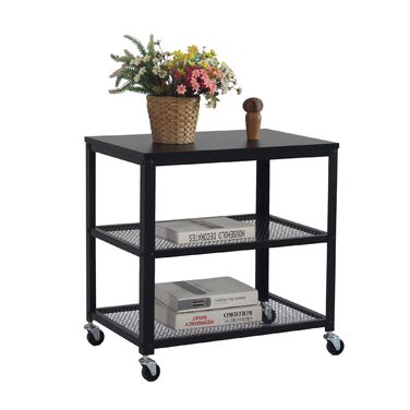 Rollwagen з трьома ящиками (чорний) від Relaxdays