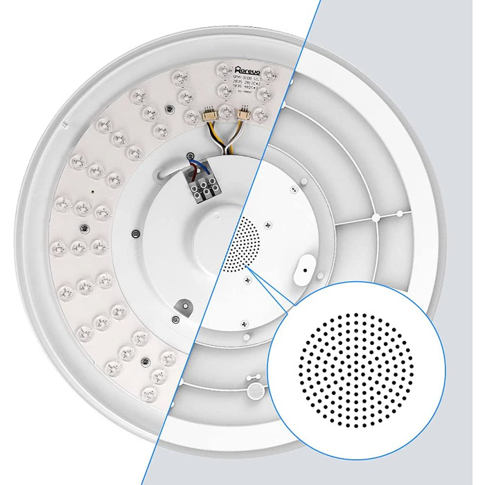 Світлодіодний музичний стельовий світильник із динаміком Bluetooth 36 Вт