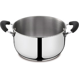 Каструля Lagostina Gioiosa Deep з ручками, нержавіюча сталь, діаметр 22 см, 4.0 л