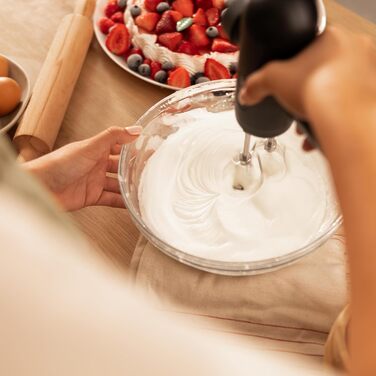 Ручний міксер Cecotec PowerTwist 500 Full Steel: 500 Вт, 5 швидкостей + турбо, 3 насадки (міксер, гак, віночок), сталь, без чаші (чорний)