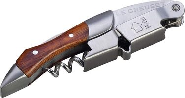 Ніж Le Creuset для відкривання пляшок з пробкою, дерево/нержавіюча сталь, сріблястий, WT110W