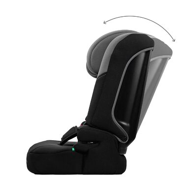 Автокрісло Kinderkraft I-COMFY 76-150 см, регульоване, з 5-точковим ременем, система EASY GROW, темно-сірий