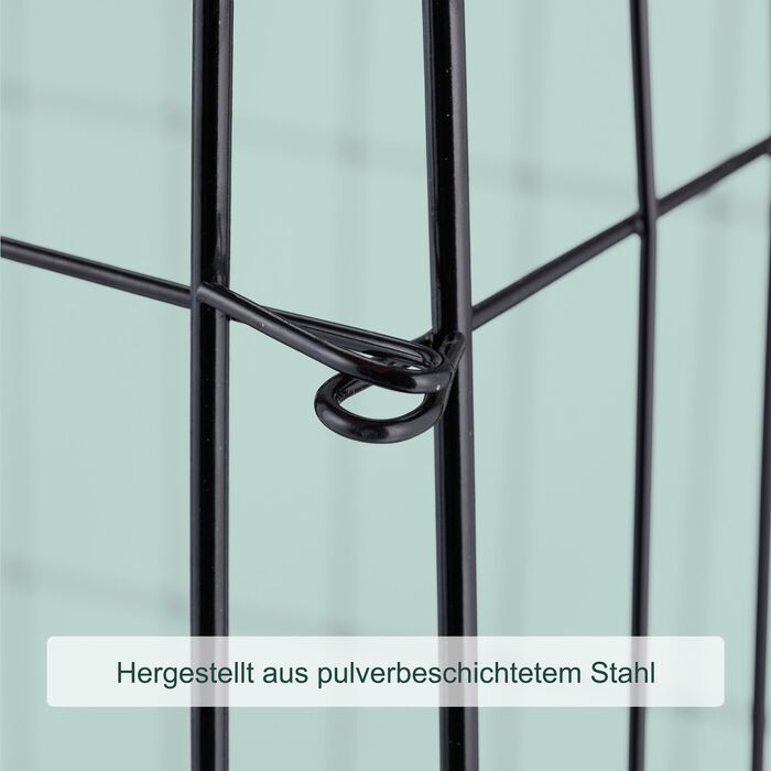 Набір з 2 компостерів Relaxdays з металу та ґраткою для дна