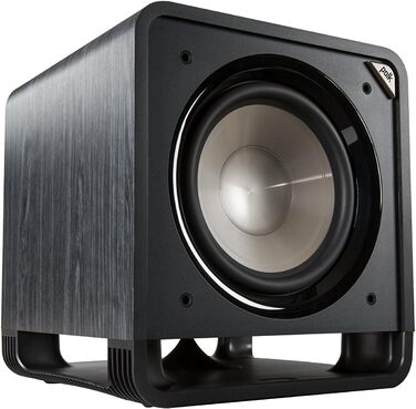 Активний сабвуфер Polk Audio HTS 12, баси 12 дюймів, 400 Вт, домашній кінотеатр і музика, чорний