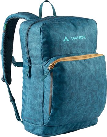 Дитячий рюкзак VAUDE Minnie для хлопчиків і дівчаток, зручний туристичний рюкзак для дітей, стійкий до погодних умов шкільний рюкзак з великою кількістю місця для зберігання та світловідбиваючими елементами One size Dark Petrol