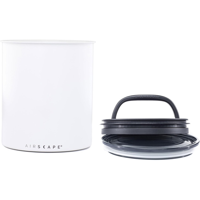 Контейнер для кави Airscape - 1,1 кг, герметичний, зберігає свіжість, білий
