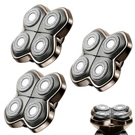 Запасні леза для електричної бритви Skull Shaver Carver PRO (4 шт.) — преміум гіпоалергенні змінні головки для гоління голови, чоловічі та жіночі