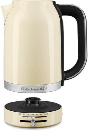 Електричний чайник KitchenAid з регулюванням температури 50-100°C, 1.7L, кремовий колір