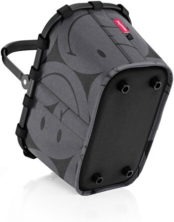 Сумка-шопер Reisenthel Carrybag XS сірого кольору (Smiley Grey) з практичною внутрішньою кишенею
