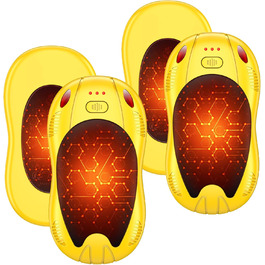 Електричні грілки для рук FANDLISS з акумулятором 10000mAh, 2 шт., з двостороннім нагрівом, USB, 3 режими, для кемпінгу та активного відпочинку