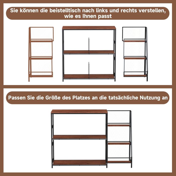 Стіл для програвача YCJY з полицями для платівок, вінтажний, місткість до 400 альбомів