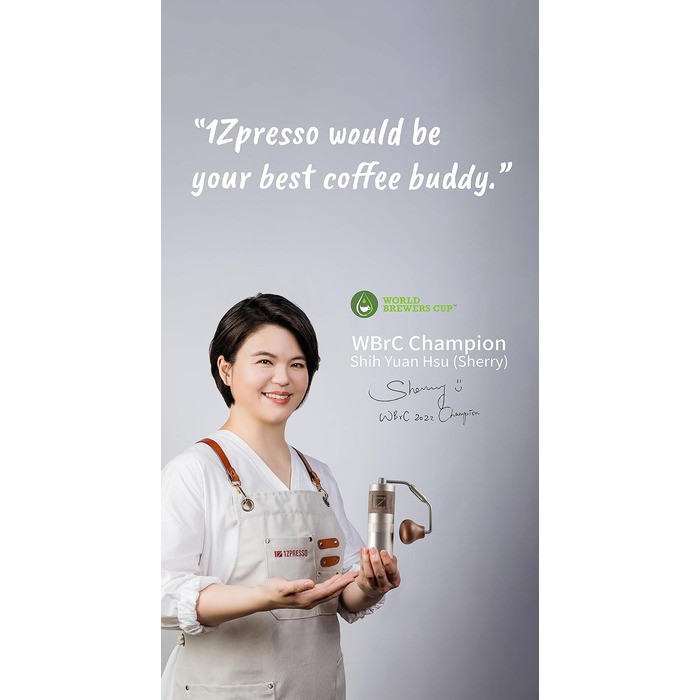 Кавомолка ручна 1Zpresso Q Heptagonal, компактна, для подорожей, з нержавіючою сталлю