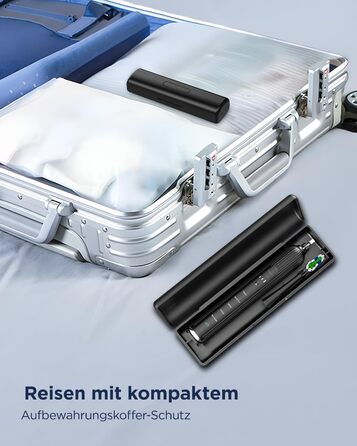 Електрична зубна щітка звукового типу для дорослих та дітей, 5 режимів чищення, 3 інтенсивності, таймер, 8 насадок, чорна, 1 шт.