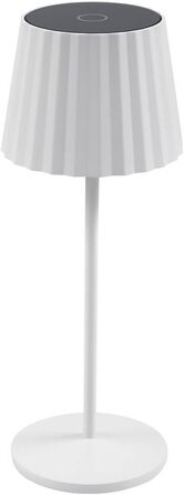 LED-лампа Lindby на акумуляторі з датчиком дотику, бездротова, портативна, для дому та саду, IP54, білий матовий