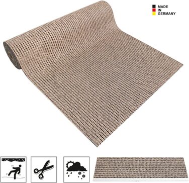 Відкритий захисний килимок I нековзний бігун для активного відпочинку - 120x200 см (бігун 120x300 см, бежевий)