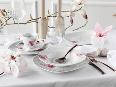 Набір посуду CreaTable Amelie AIKO, 18 предметів, порцеляна, для посудомийної машини та мікрохвильовки