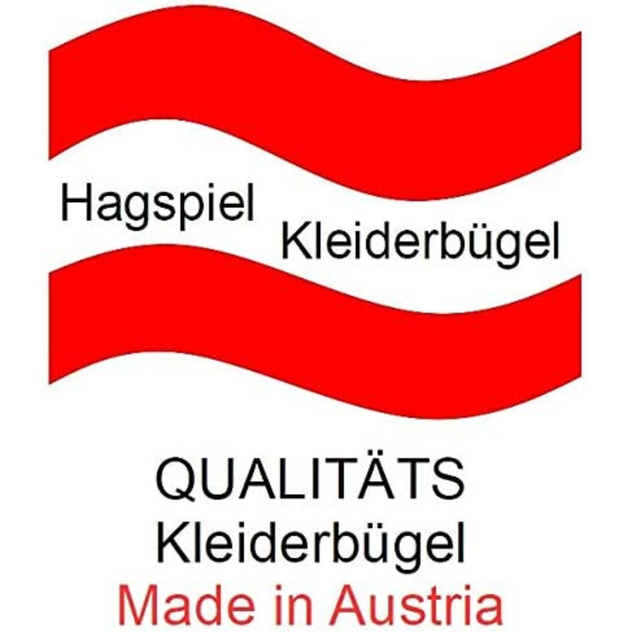 Вішалка для одягу 'hagspiel з бука, проста необроблена вішалка довжиною 42 см, дуже компактна, екологічно чиста, виготовлена в ЄС 30 шт. (90 шт. необроблений стандарт)