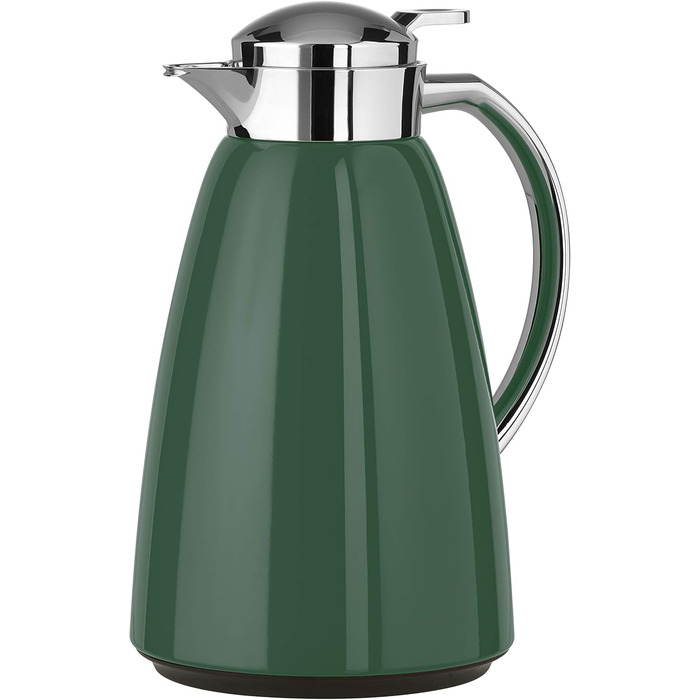 Термос Emsa Campo 1л з нержавіючої сталі, Quick Tip, 12 год тепла, 24 год холоду, темно-зелений