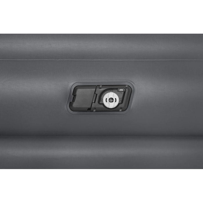 Надувний матрац SleepLux Dream Luxus подвійний з вбудованим насосом, 45.7 см, високий, для гостей, кемпінгу, дому