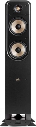 Підлоговий динамік Polk Audio Signature Elite ES55 HiFi, сумісний з Hi-Res, Dolby Atmos і DTSX, чорний