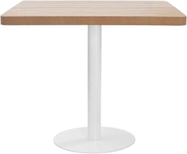 Столик для бістро/бару 60x60 см, MDF, Темно-коричневий | vidaXL